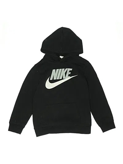 Pre-owned Nike Kids' Pullover Hoodie In Black