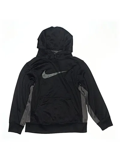 Pre-owned Nike Kids' Pullover Hoodie In Black