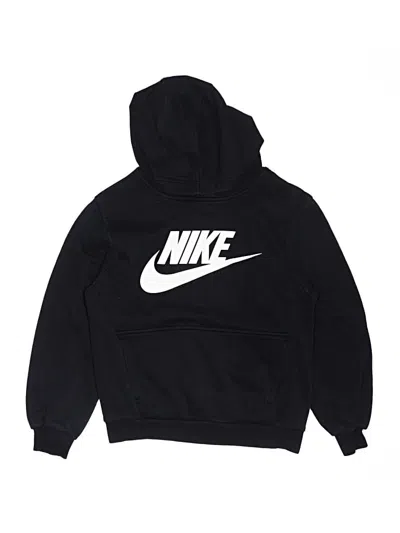 Pre-owned Nike Kids' Pullover Hoodie In Black
