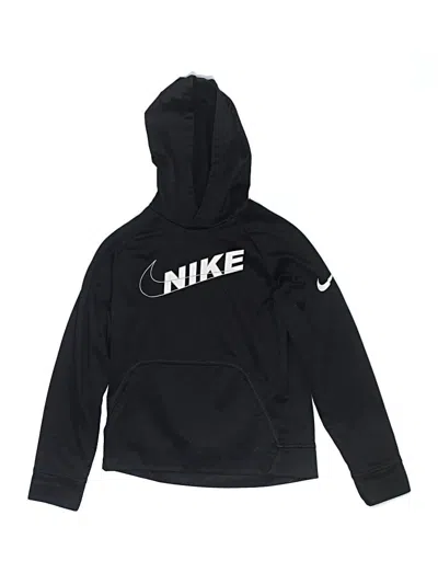 Pre-owned Nike Kids' Pullover Hoodie In Black