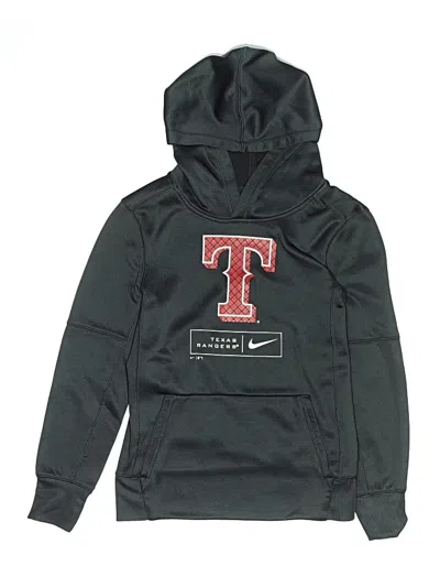 Pre-owned Nike Kids' Pullover Hoodie In Black