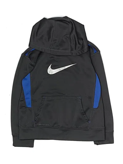 Pre-owned Nike Kids' Pullover Hoodie In Black
