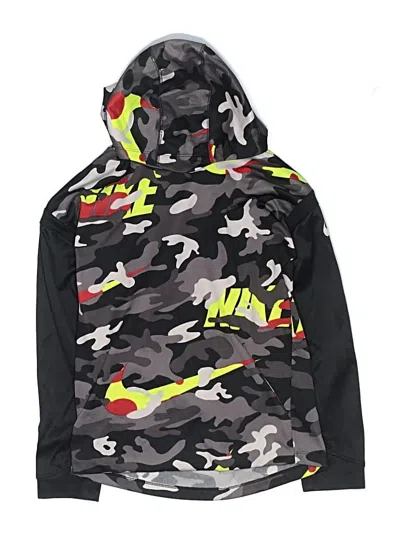 Pre-owned Nike Kids' Pullover Hoodie In Black