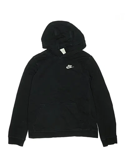Pre-owned Nike Kids' Pullover Hoodie In Black