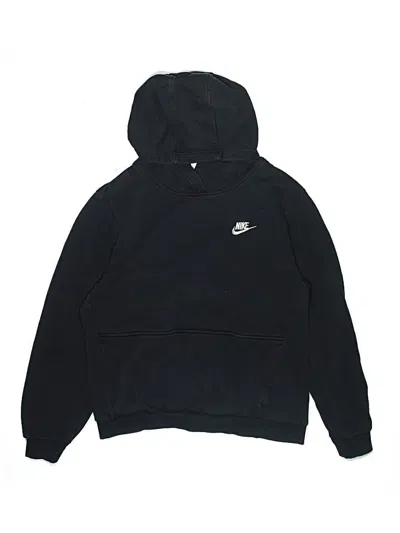 Pre-owned Nike Kids' Pullover Hoodie In Black
