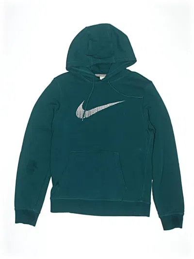 Pre-owned Nike Kids' Pullover Hoodie In Blue