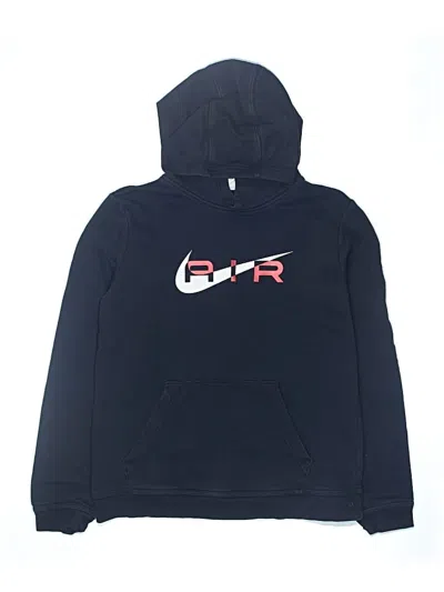 Pre-owned Nike Kids' Pullover Hoodie In Blue