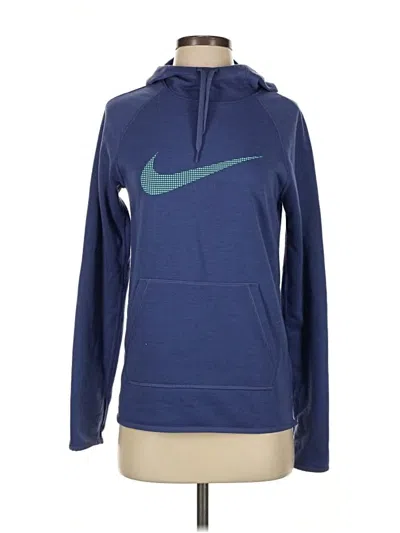 Pre-owned Nike Pullover Hoodie In Blue