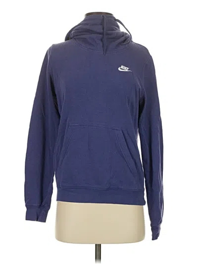 Pre-owned Nike Pullover Hoodie In Blue