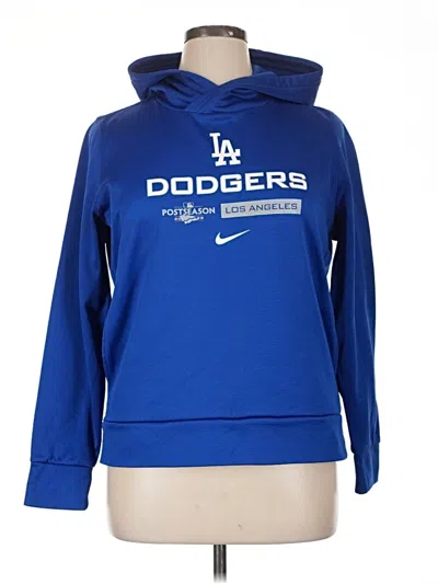 Pre-owned Nike Pullover Hoodie In Blue