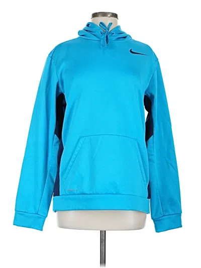 Pre-owned Nike Pullover Hoodie In Blue