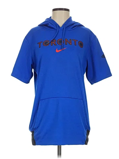 Pre-owned Nike Pullover Hoodie In Blue