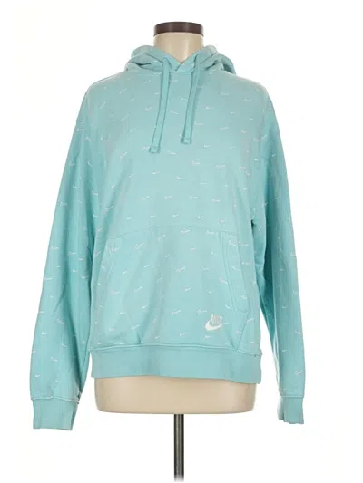 Pre-owned Nike Pullover Hoodie In Blue