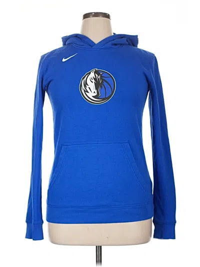Pre-owned Nike Pullover Hoodie In Blue