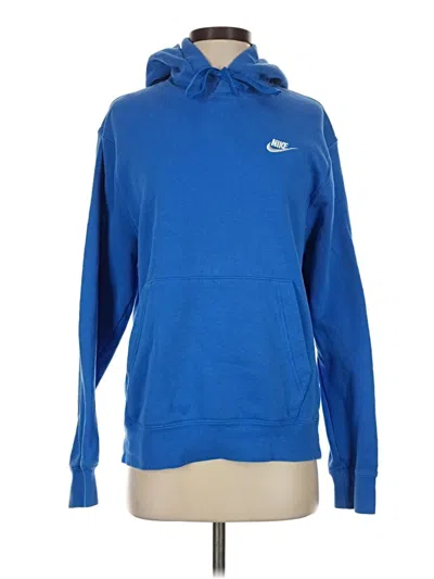 Pre-owned Nike Pullover Hoodie In Blue