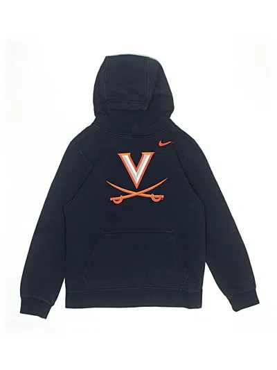 Pre-owned Nike Kids' Pullover Hoodie In Blue