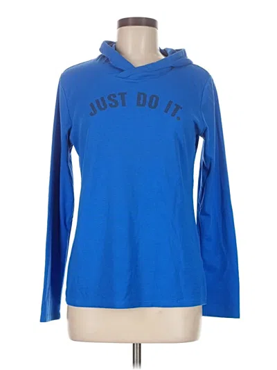 Pre-owned Nike Pullover Hoodie In Blue
