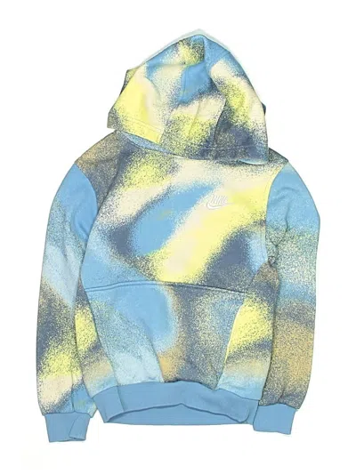 Pre-owned Nike Kids' Pullover Hoodie In Blue