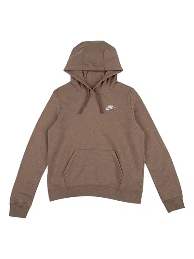 Nike Pullover Hoodie In Brown