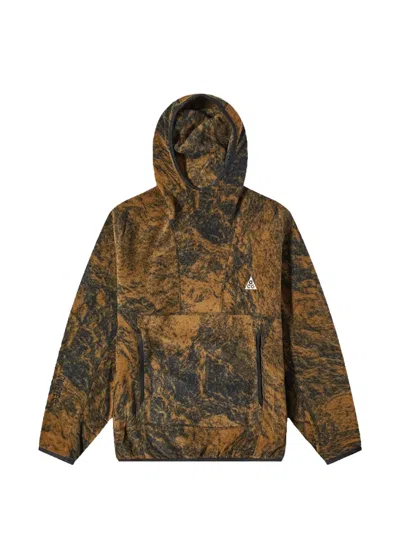 Nike Pullover Hoodie In Brown