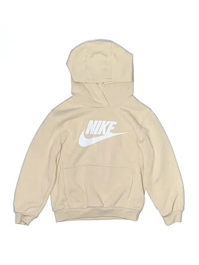 Pre-owned Nike Kids' Pullover Hoodie In Brown