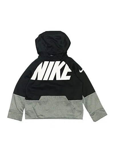 Pre-owned Nike Kids' Pullover Hoodie In Gray