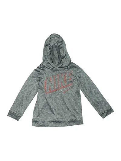 Pre-owned Nike Kids' Pullover Hoodie In Gray