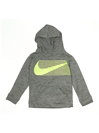Pre-owned Nike Kids' Pullover Hoodie In Gray