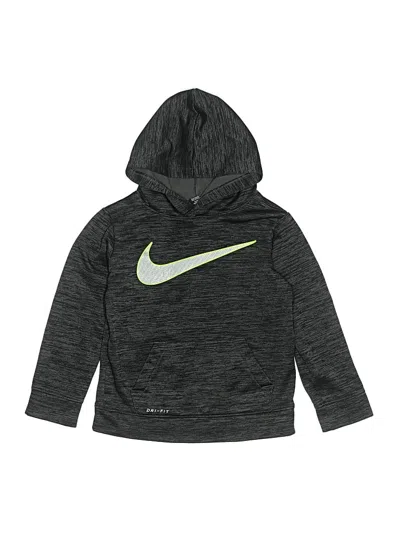 Pre-owned Nike Kids' Pullover Hoodie In Gray