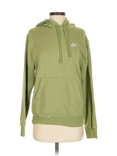 Pre-owned Nike Pullover Hoodie In Green