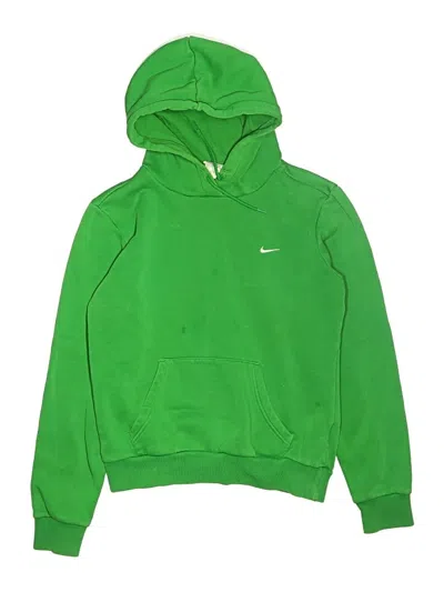 Pre-owned Nike Kids' Pullover Hoodie In Green