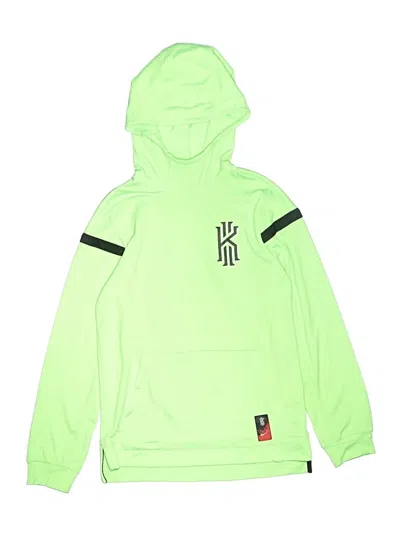 Pre-owned Nike Kids' Pullover Hoodie In Green