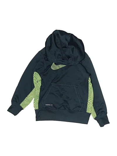 Pre-owned Nike Kids' Pullover Hoodie In Green