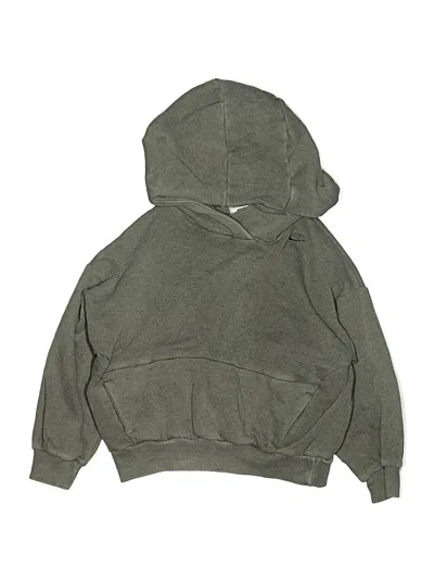 Pre-owned Nike Kids' Pullover Hoodie In Green