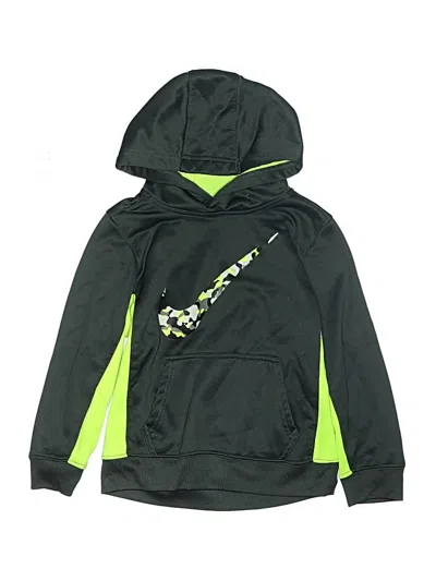 Pre-owned Nike Kids' Pullover Hoodie In Green