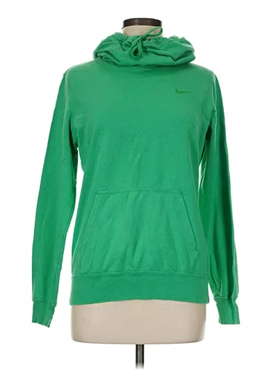 Pre-owned Nike Pullover Hoodie In Green