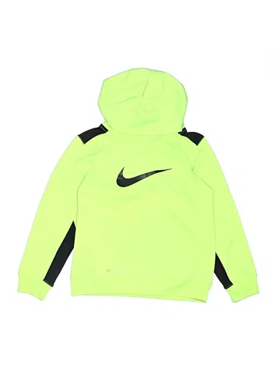 Pre-owned Nike Kids' Pullover Hoodie In Green