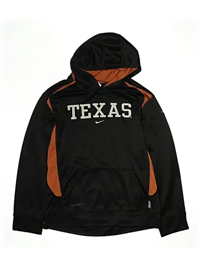 Pre-owned Nike Kids' Pullover Hoodie In Orange