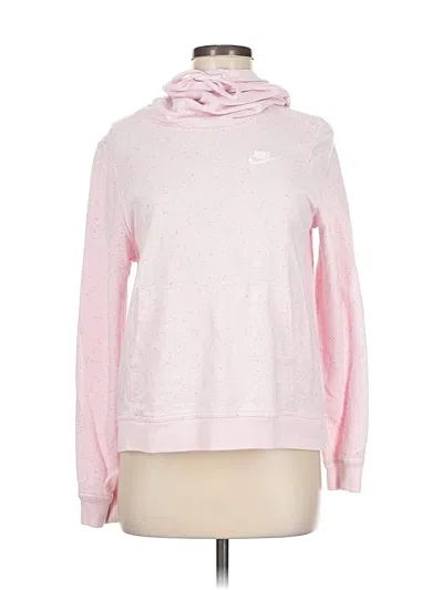 Pre-owned Nike Pullover Hoodie In Pink