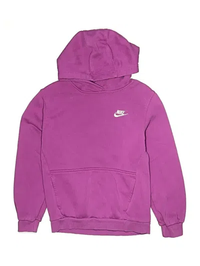 Pre-owned Nike Kids' Pullover Hoodie In Purple