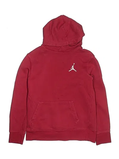 Pre-owned Nike Kids' Pullover Hoodie In Red