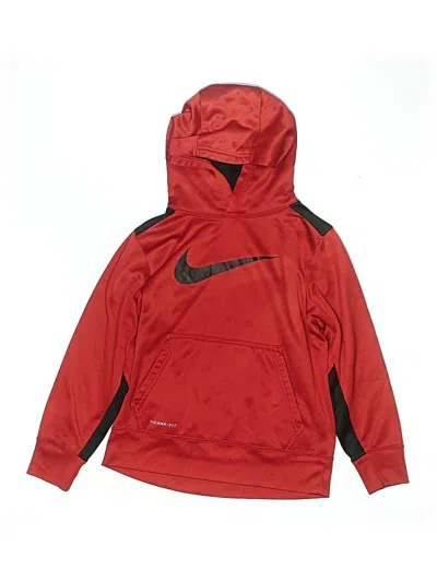 Pre-owned Nike Kids' Pullover Hoodie In Red