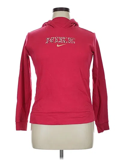 Pre-owned Nike Pullover Hoodie In Red