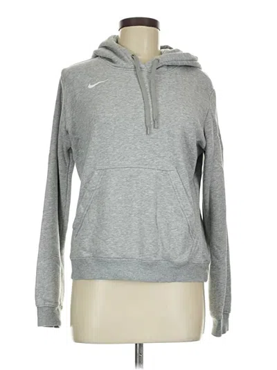 Pre-owned Nike Pullover Hoodie In Silver