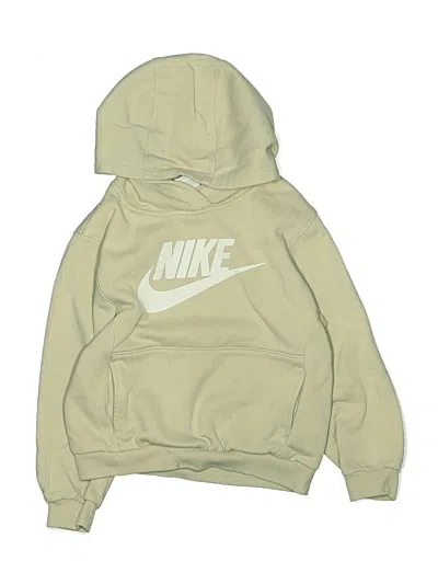 Pre-owned Nike Kids' Pullover Hoodie In Tan