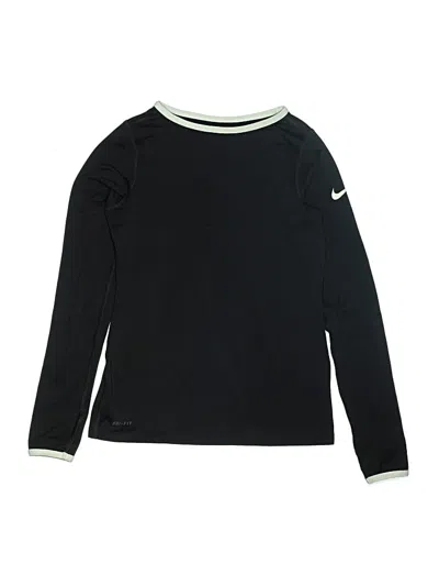 Pre-owned Nike Kids' Pullover Sweater In Black