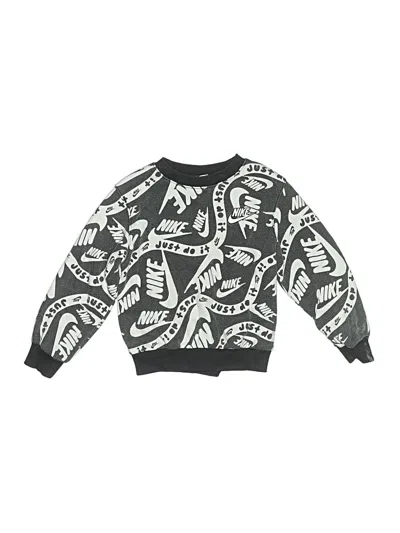 Pre-owned Nike Kids' Pullover Sweater In Black