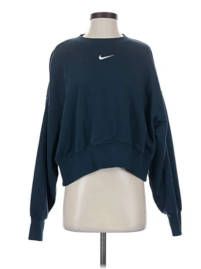 Pre-owned Nike Pullover Sweater In Blue