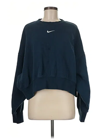 Pre-owned Nike Pullover Sweater In Blue