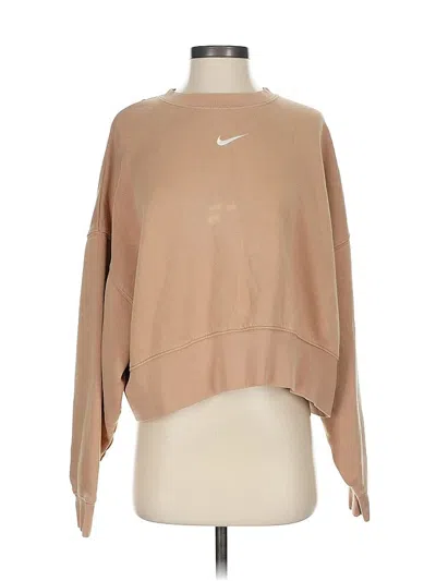 Pre-owned Nike Pullover Sweater In Brown